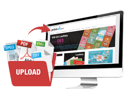 upload your leaflet printing artwork file